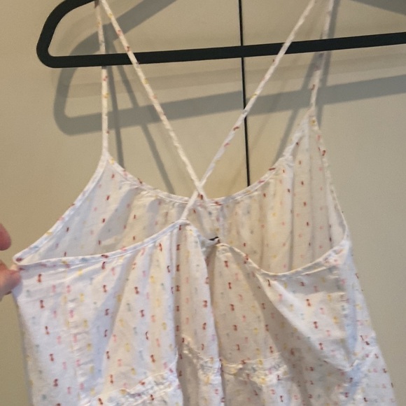 MADEWELL Tiered Cover-Up Dress in Rainbow Clipdot - Picture 12 of 13